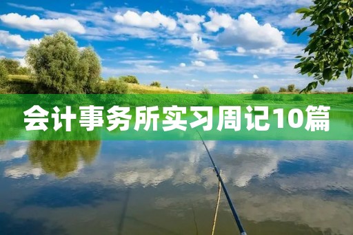 会计事务所实习周记10篇 会计事务所实习周记10篇