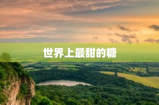 世界上最甜的糖 世界上最甜的糖