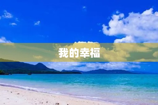 我的幸福 我的幸福