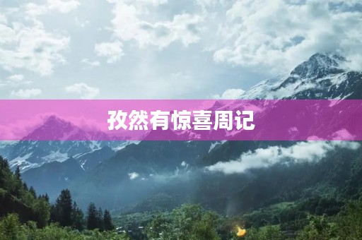 孜然有惊喜周记 孜然有惊喜周记