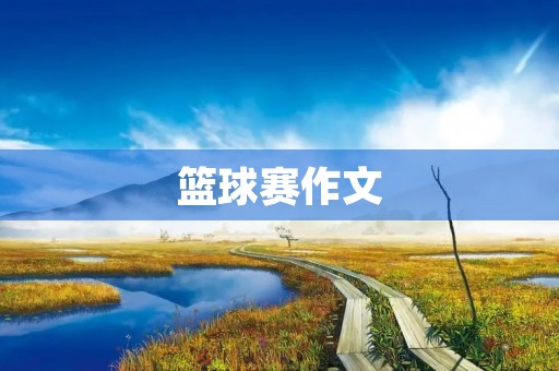 篮球赛作文 篮球赛作文