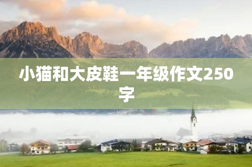 小猫和大皮鞋一年级作文250字 小猫和大皮鞋一年级作文250字