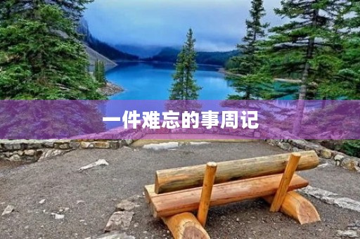 一件难忘的事周记