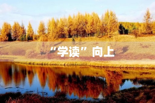“学读”向上 “学读”向上