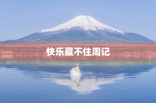 快乐藏不住周记 快乐藏不住周记