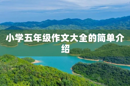 小学五年级作文大全的简单介绍 小学五年级作文大全的简单介绍