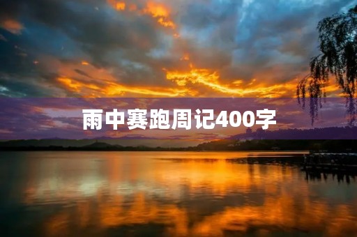 雨中赛跑周记400字