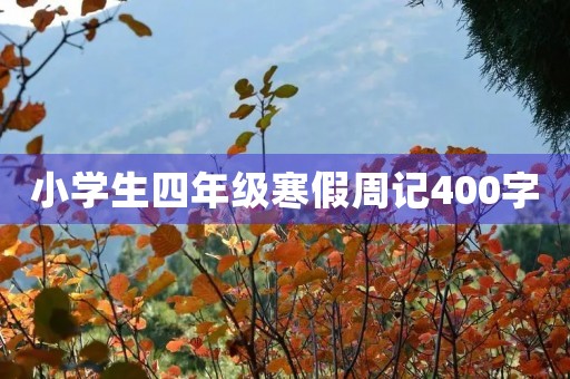 小学生四年级寒假周记400字 小学生四年级寒假周记400字