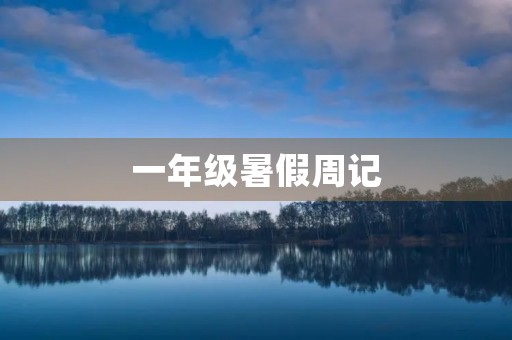 一年级暑假周记 一年级暑假周记