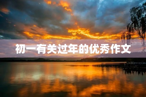 初一有关过年的优秀作文