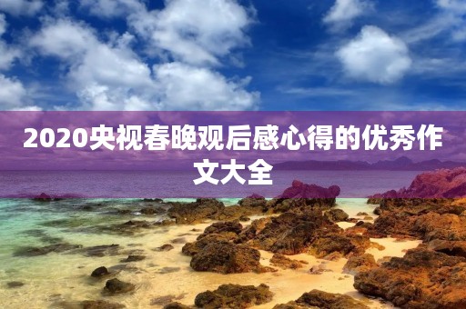 2020央视春晚观后感心得的优秀作文大全