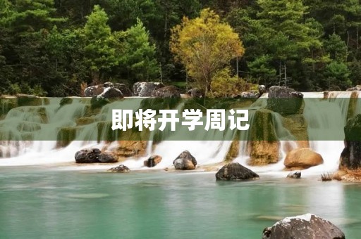 即将开学周记