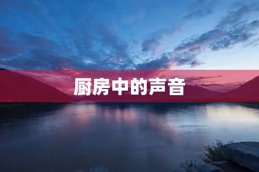 厨房中的声音