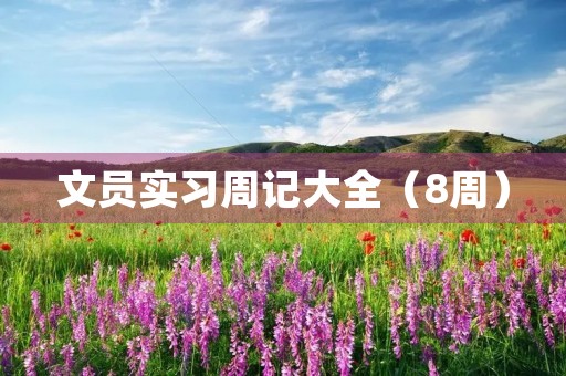 文员实习周记大全（8周）