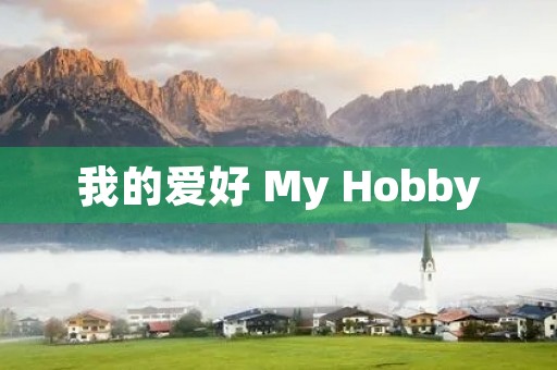 我的爱好 My Hobby 我的爱好 My Hobby