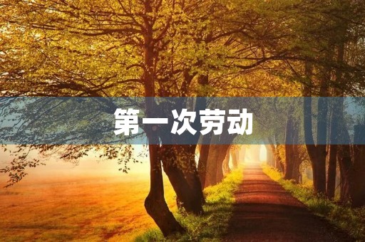 第一次劳动