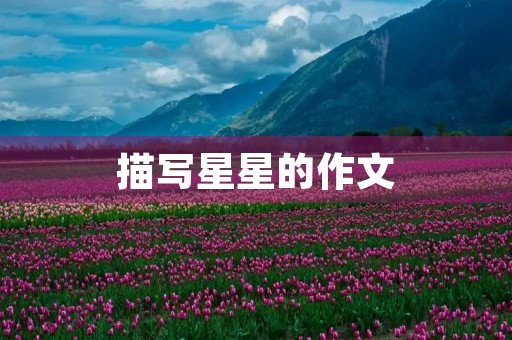 描写星星的作文
