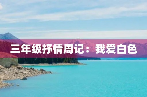 三年级抒情周记：我爱白色