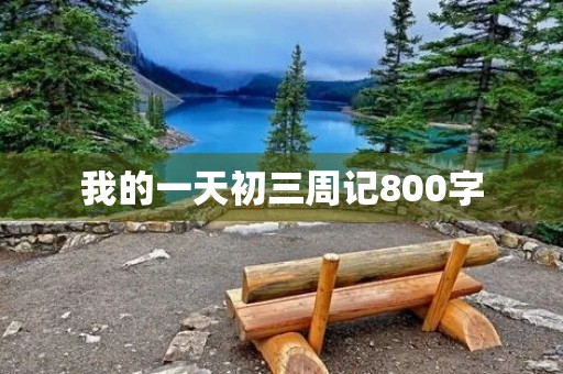 我的一天初三周记800字 我的一天初三周记800字