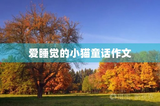 爱睡觉的小猫童话作文