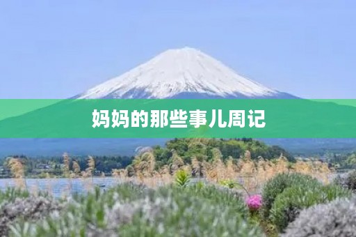 妈妈的那些事儿周记 妈妈的那些事儿周记