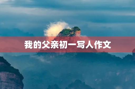 我的父亲初一写人作文 我的父亲初一写人作文