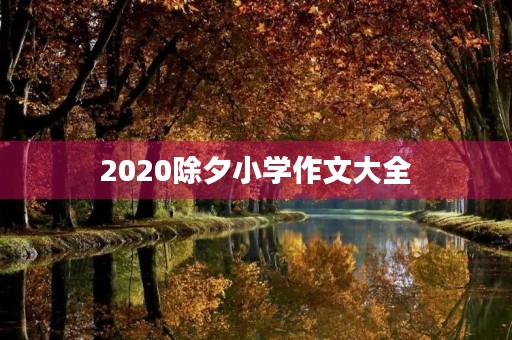 2020除夕小学作文大全 2020除夕小学作文大全