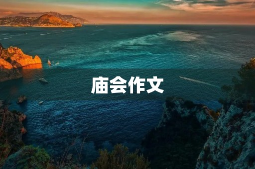庙会作文