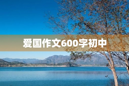爱国作文600字初中 爱国作文600字初中