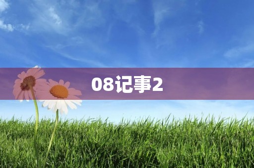 08记事2 08记事2