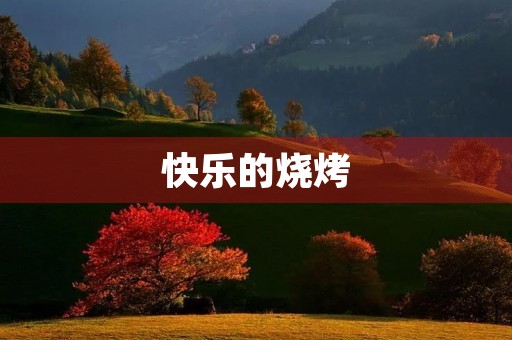 快乐的烧烤 快乐的烧烤