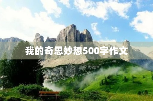 我的奇思妙想500字作文 我的奇思妙想500字作文