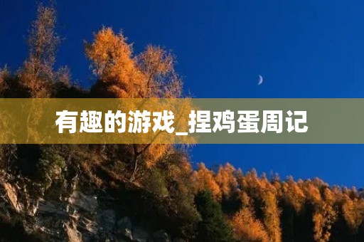有趣的游戏_捏鸡蛋周记 有趣的游戏_捏鸡蛋周记