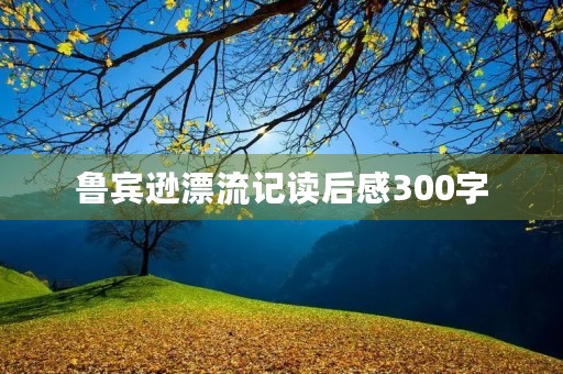 鲁宾逊漂流记读后感300字