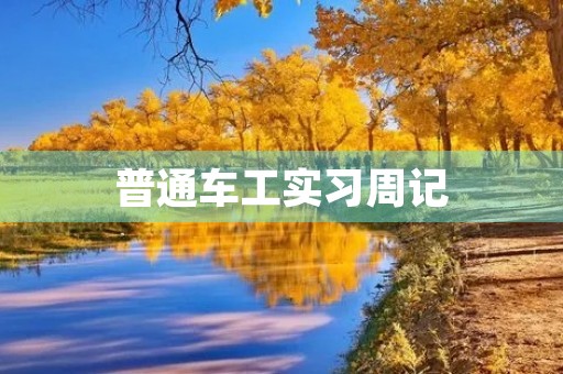 普通车工实习周记