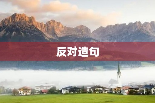 反对造句 反对造句