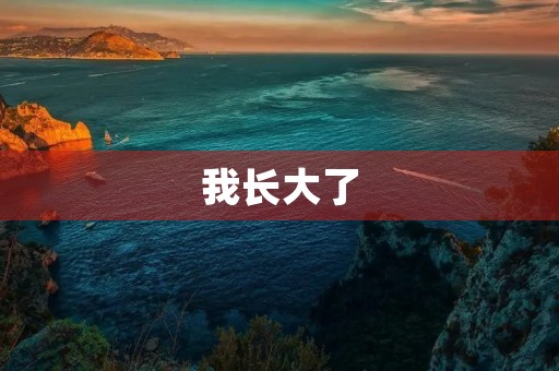 我长大了 我长大了