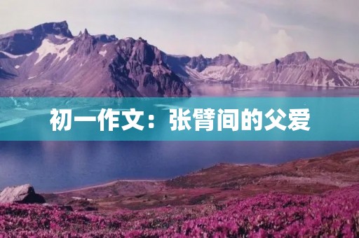 初一作文:张臂间的父爱 初一作文:张臂间的父爱
