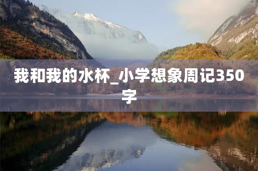 我和我的水杯_小学想象周记350字