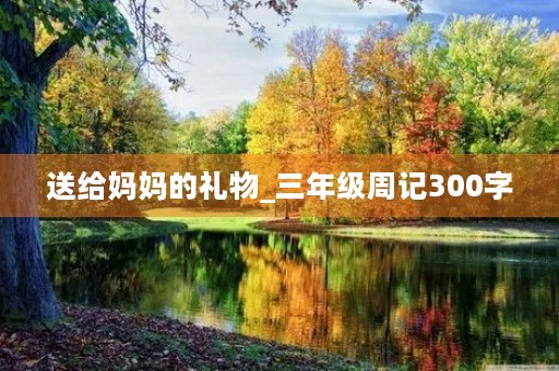 送给妈妈的礼物_三年级周记300字 送给妈妈的礼物_三年级周记300字