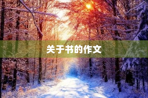 关于书的作文