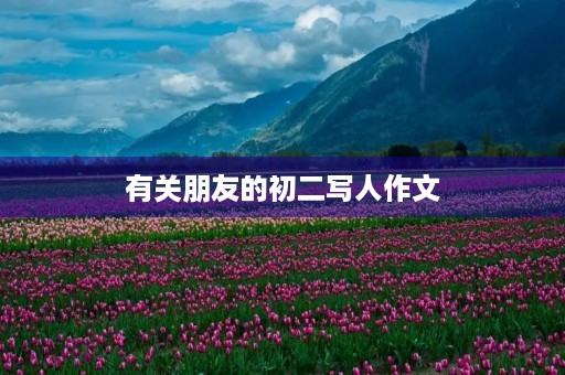 有关朋友的初二写人作文 有关朋友的初二写人作文