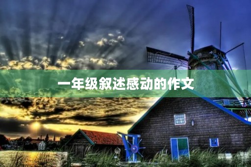 一年级叙述感动的作文 一年级叙述感动的作文