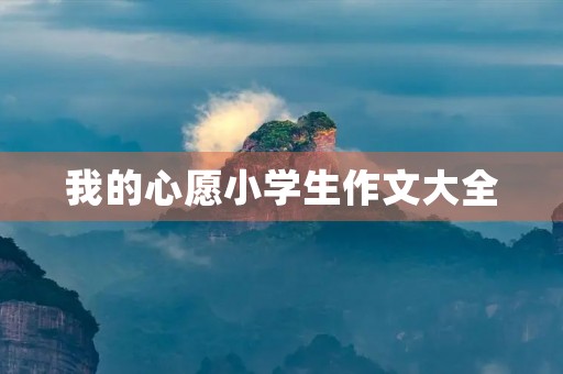 我的心愿小学生作文大全 我的心愿小学生作文大全