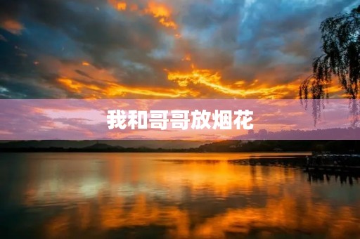 我和哥哥放烟花 我和哥哥放烟花