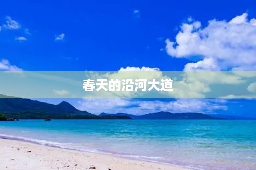 春天的沿河大道