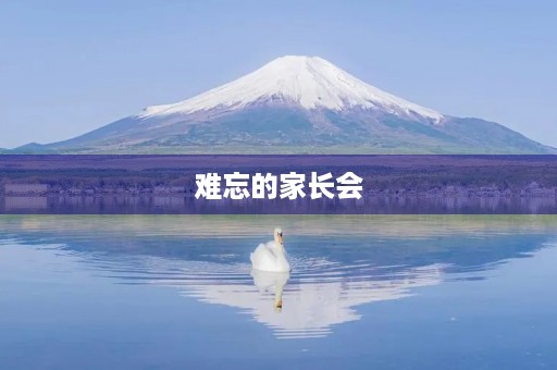 难忘的家长会