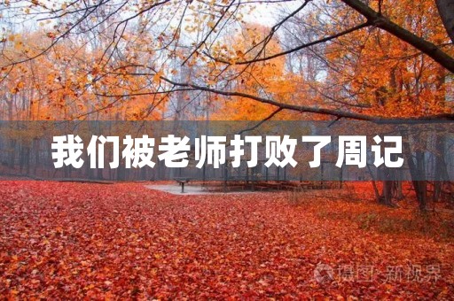 我们被老师打败了周记 我们被老师打败了周记