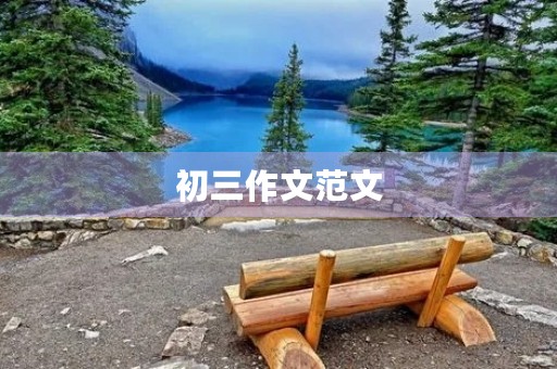 初三作文范文 初三作文范文