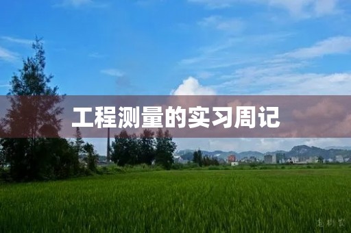 工程测量的实习周记 工程测量的实习周记